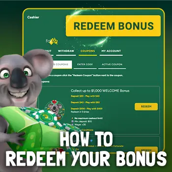 Fair Go Casino bonus redeem